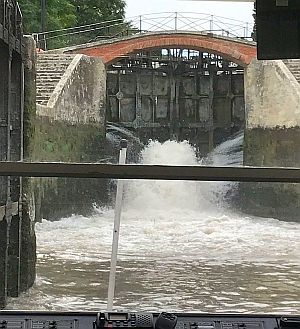 mp 15k Schleuse von Fonseranes im Canal du midi